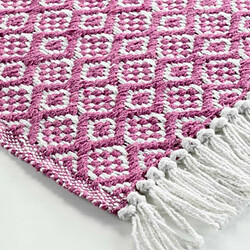 Paris Prix Tapis Tissé à Franges Pithaya 50x80cm Rose