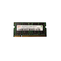 1Go RAM PC Portable SODIMM Hynix HYMP512S64CP8-Y5 AB DDR2 667Mhz PC2-5300S CL5 - Occasion