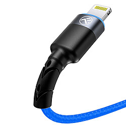 Acheter Câble de données Tellur USB vers Lightning avec lumière LED, 3A, 1,2 m, bleu