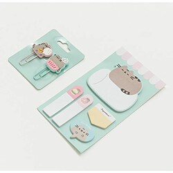 Avis Grupo Erik - Set de Papeterie Pusheen Foodie Collection - Inclut : 1 Stylo 10 Couleurs, 5 Blocs de Notes Adhésives, 4 Surligneurs, 2 Trombones, Trousse - Fournitures Scolaires Kawaii, Papeterie Kawaii