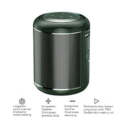 Acheter Universal Haut-parleur Bluetooth 2200mAh Haut-parleur Home Cinema HiFi sans fil Subwoofer Haut-parleur Portable pour Smartphone Appeal Music | Haut-parleur Portable (Vert)