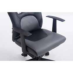 Acheter Decoshop26 Fauteuil chaise de bureau pour enfant en synthétique gris hauteur réglable BUR10187