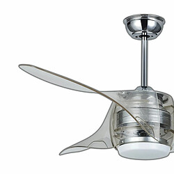 Ventilateur de plafond avec lumière Sulion modèle Mustang Grey télécommande grise 3 vitesses incluses