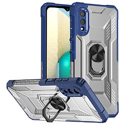 Coque en TPU anti-rayures avec béquille bleu pour votre Samsung Galaxy A02/M02