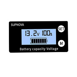 Compteur De Tension De Moniteur De Capacité De Batterie D'affichage à Cristaux Liquides De Voiture DC 8V-100V Pour Le Véhicule De Voiture Style3