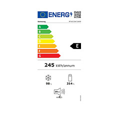 Réfrigérateur combiné 60cm 412l ventilé blanc - RT42CG6724S9 - SAMSUNG