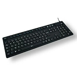 MCL ACK-729/N clavier USB + PS/2 AZERTY Français Noir