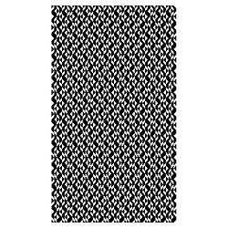 Alter Tapis de salle de bain, 100% Made in Italy, Tapis antitache avec impression numérique, Tapis antidérapant et lavable, Optique - Modèle Adebanke, 120x70 cm