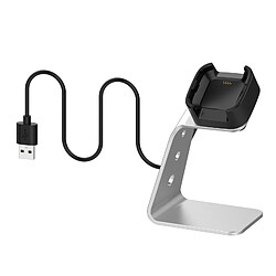 Station D'accueil De Chargeur Pour Montre Fitbit Versa2 Avec Cordon De 4,5 Pieds Argent