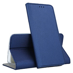 Htdmobiles Housse pour Samsung Galaxy S23 5G - etui coque pochette portefeuille + film ecran - BLEU MAGNET