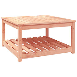 vidaXL Table de jardin 82,5x82,5x45 cm bois massif de douglas