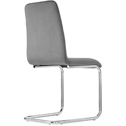 Acheter ComfortXL Chaise Freischwinger (set De 2), Structure En Métal Chromé, Gris