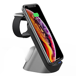 Avis 3in1 De Bureau 15W Qi Sans Fil Chargeur Dock pour iPhone 11X8 iWatch AirPods