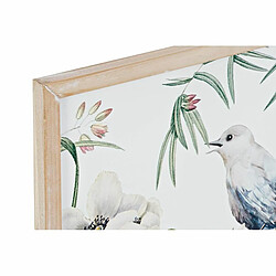 Cadre DKD Home Decor Oiseaux (2 Unités) (40 x 2 x 60 cm)