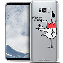 Caseink Coque Housse Etui Samsung Galaxy S8+/ Plus (G955) [Crystal Gel HD Collection Les Shadoks ? Design Le Chef - Souple - Ultra Fin - Imprimé en France]