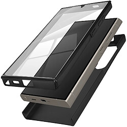 Avis Avizar Coque Intégrale pour Samsung S24 Ultra Rigide et Avant Souple Tactile Noir