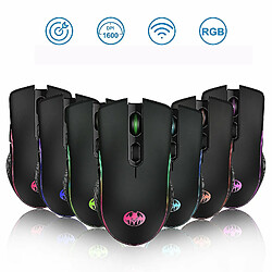 Universal 7 Color Respirating LED Backlit Wireless Mouse