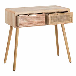 Avis BigBuy Home Console HONEY Naturel Bois de paulownia Bois MDF 80 x 40 x 78 cm