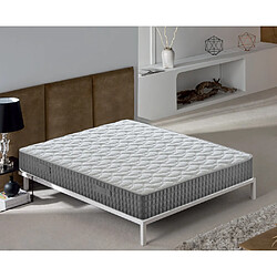 Materassi&Doghe Matelas mémoire de forme 140x190 - Epaisseur 22 cm - RELAX OLYMPE - Haute Densité - Réversible - 9 zones de confort