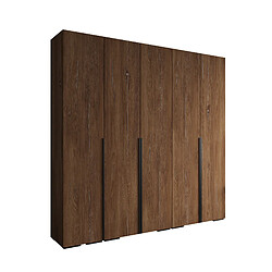 Abiks Meble Armoire Inova 1 À Portes Battantes 236,7/250/47 5 Portes (marron/nero)