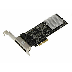 Kalea-Informatique Carte contrôleur PCIe réseau Quad LAN Ethernet 10 100 1000 2500 1G 2.5G 4 ports