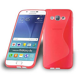 Cadorabo Coque Samsung Galaxy A8 2015 Etui en Rouge