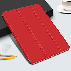 Wewoo Housse Étui Coque en cuir magnétique avec pince double face à rabat horizontal ultra-mince pour iPad Pro 11 pouces 2018avec support rabattable et fonction veille / réveil rouge