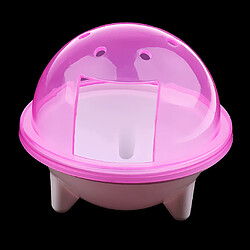 UFO hamster gerbille pet salle de bain cage bain sable pelle jouet toilette rose