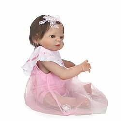 Universal Poupée bébé régénérée quai silicone souple 22/55 cm réaliste poupée jeune fille mariée.