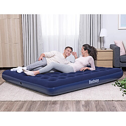 Matelas de Camping Gonflable Bestway Horizon Taille King Size 203x183x22 cm Supporte jusqu'à 300 Kg Couleur Bleu