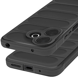 Avizar Coque pour Xiaomi Redmi 13 Antichoc Silicone Motif texturé 3D Noir pas cher