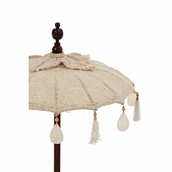 Avis Paris Prix Parasol Déco Pompons & Coquillages 90cm Beige