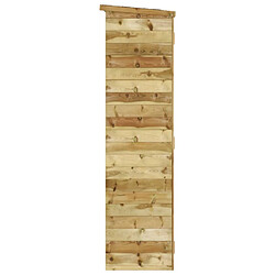 Acheter vidaXL Abri à outils de jardin 123x45x171 cm Bois de pin imprégné