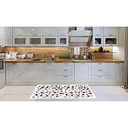 Alter Chemin de cuisine, 100% Made in Italy, Tapis résistant aux taches avec impression numérique, Tapis antidérapant et lavable, Modèle Bode, cm 100x52