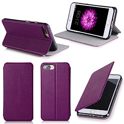 Xeptio Etui luxe APPLE iPhone 7 Plus / iPhone 8 Plus 5,5 violet avec stand