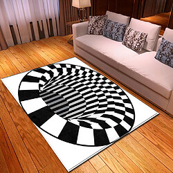 Tapis 3D Illusion Vortex Chambre Tapis Accueil Tapis Paillasson Tapis 80x120cm