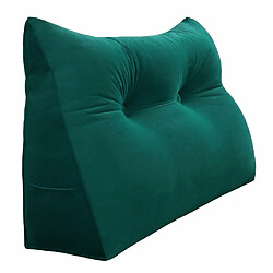 VerCart Coussin de Lecture Compensé, Coussin à Coins, Velours 60cm Turquoise