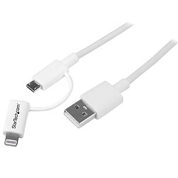 Avis Startech CABLE LIGHTNING OU MICRO USB