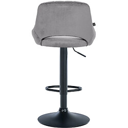 Non Tabouret de bar Milet velours noir pas cher