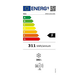 Acheter Congélateurs armoire 277L Froid Ventilé BEKO 59.5cm F, BEK8690842354236