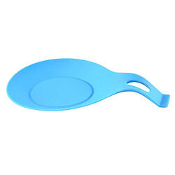 Avis Support De Cuillère En Silicone Résistant à La Chaleur Ustensile De Cuisine Porte-spatule Outil Aide Bleu