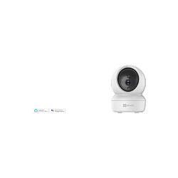 EZVIZ C6N Vidéo-Surveillance Intérieur Wi-Fi Vision Nocturne Audio Bidirectionnel Détection de Movement Blanc