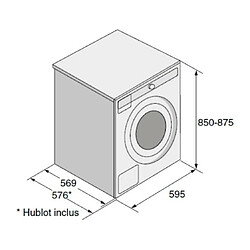 Lave linge hublot Asko W2086C.W 3 pas cher