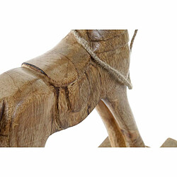 Avis Figurine Décorative DKD Home Decor Balancelle Cheval Marron 61 x 15 x 63 cm