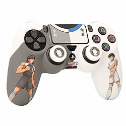 Blade Captain Tsubasa Licence officielle Case de contrôleur de silicone PS4 avec poignées de pouce