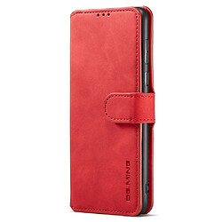 Etui en PU DG.MING style rétro, antichoc, fermoir magnétique avec support rouge pour votre Samsung Galaxy A73 5G