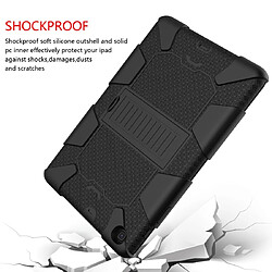 Avis Wewoo Housse Coque de protection antichoc en silicone bicolore avec support pour Galaxy Tab A 10.1 2019 / T510 Noir