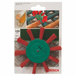 Bosch 2609256543 Brosse à lamelle pour Perceuse Fils nylon et abrasif corindon 6 x 100 mm pas cher