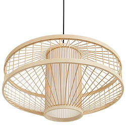 Beliani Lampe suspension KARAJ Naturel pas cher