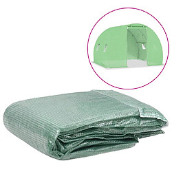 vidaXL Couverture de remplacement de serre (6 m²) 200x300x200 cm Vert